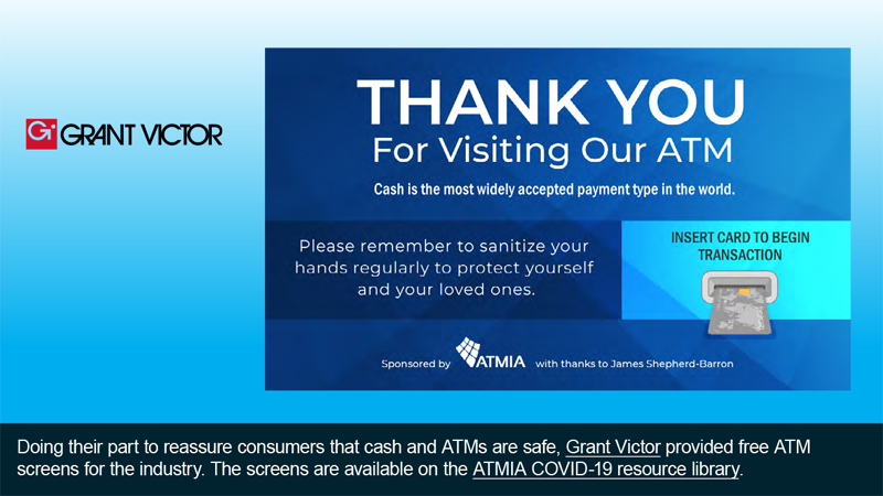 Grant Victor Provides Free Screens for ATMs