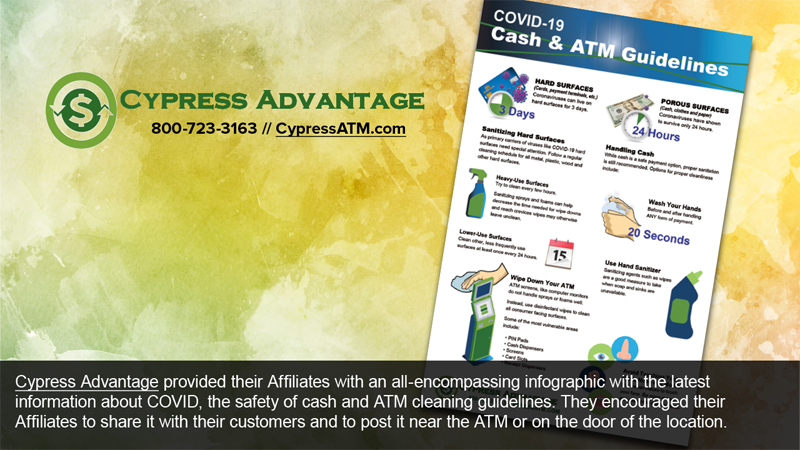 Cypress Advantage Creates ATM Cleaning Infographic