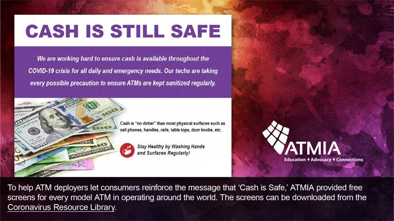 Free Cash is Safe ATM Screens