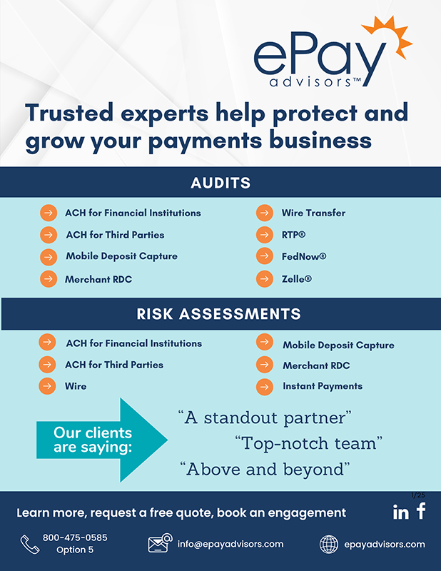 ePayAdvisors Audits and Risk Assessments