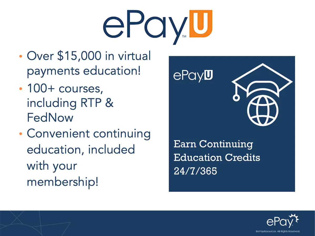 ePayU - 24/7/365 Access to Virtual Payments Learning