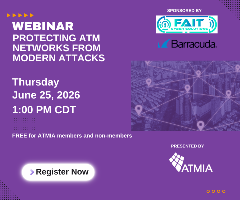 WEBINAR: Protecting ATM Networks from Modern Attacks Image