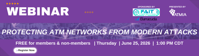 WEBINAR: Protecting ATM Networks from Modern Attacks Image
